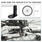Steel dog bicycle trailer – image 5