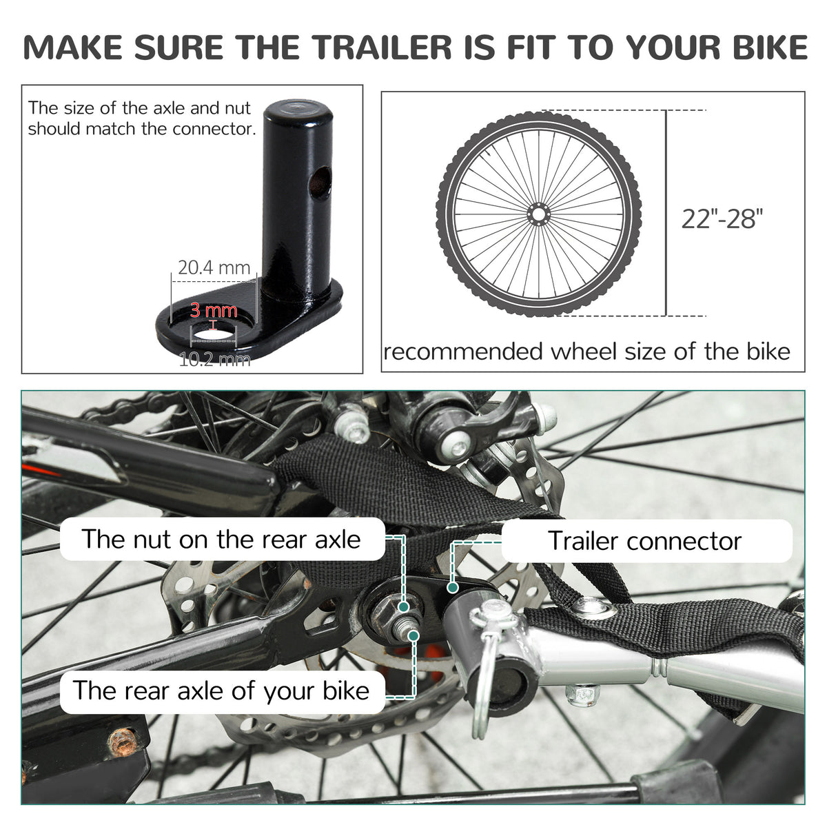 Steel dog bicycle trailer – image 5