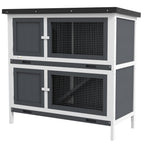 Two-tier rabbit and guinea pig cage – image 4