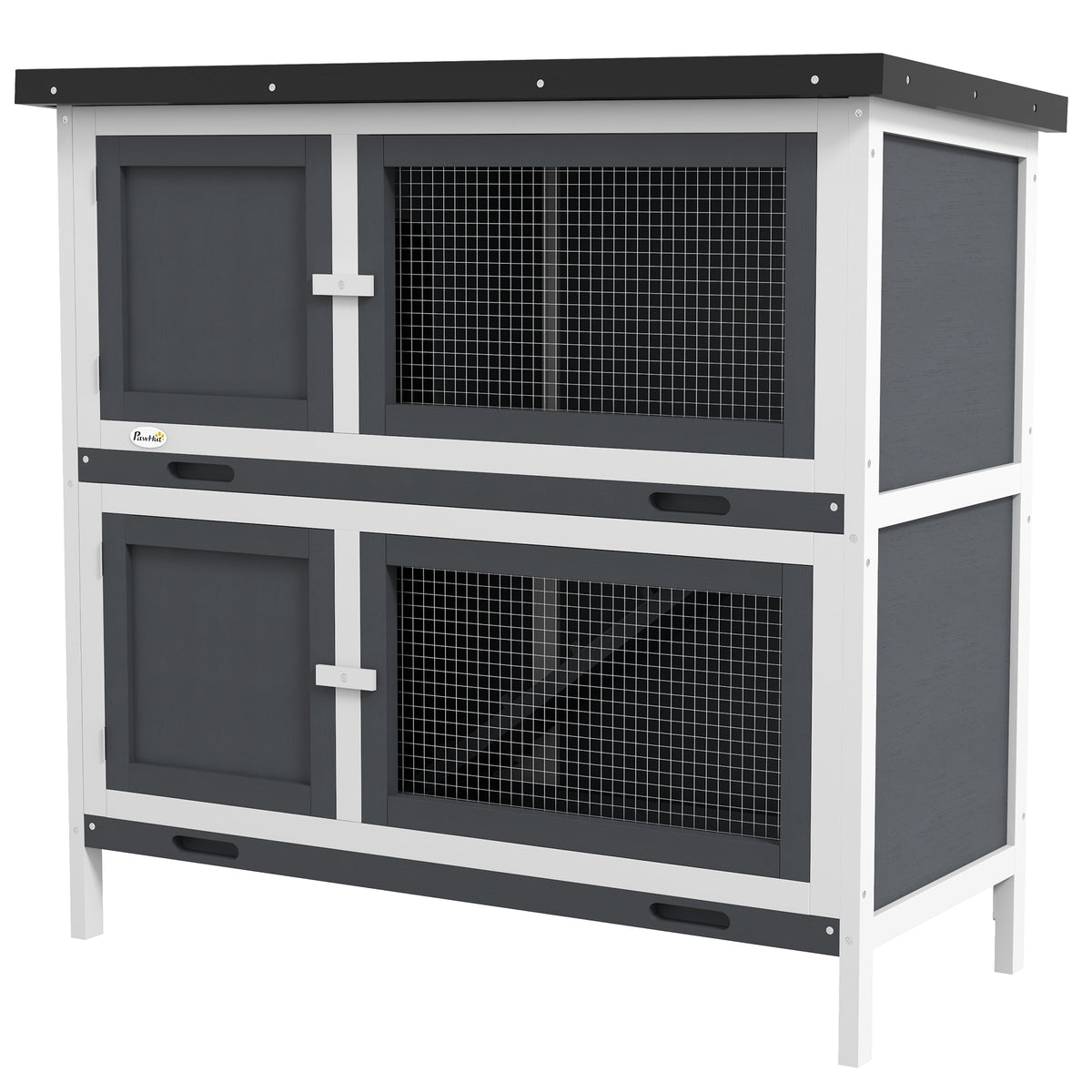 Two-tier rabbit and guinea pig cage – image 4