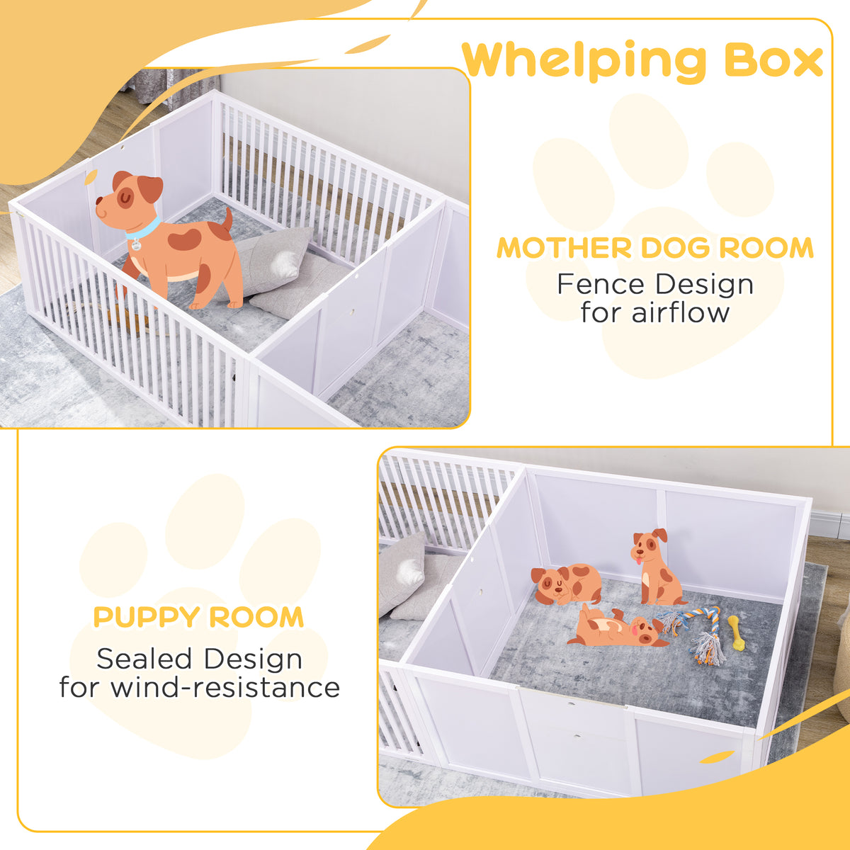Two-room puppy playpen – image 5