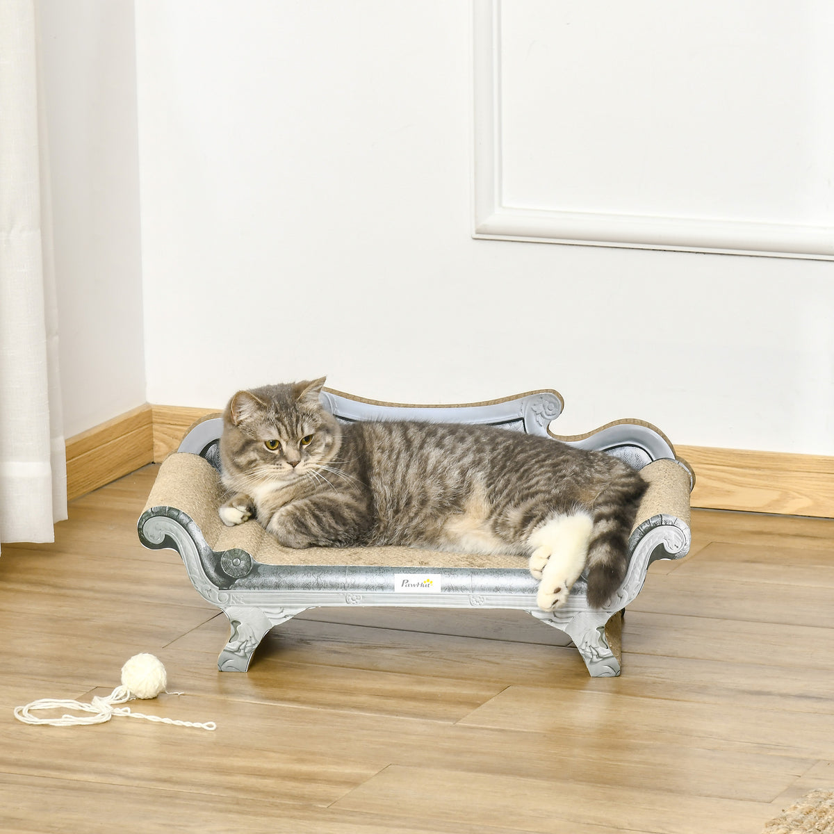 Cardboard cat scratcher lounger – image 4
