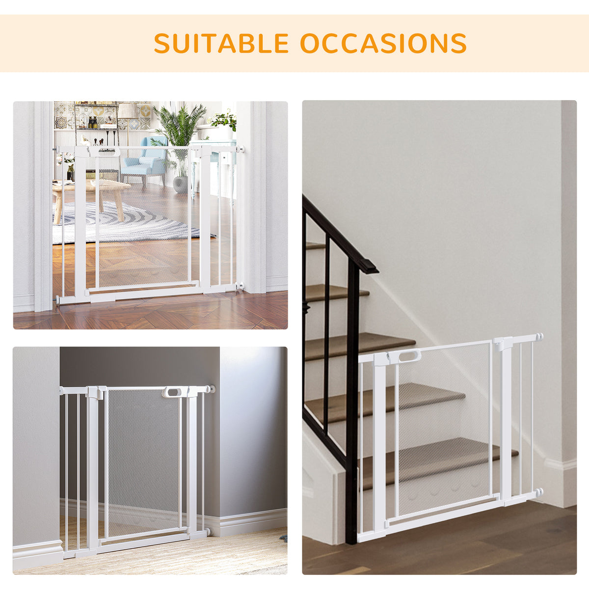 Pet safety gate with extension kit – image 3