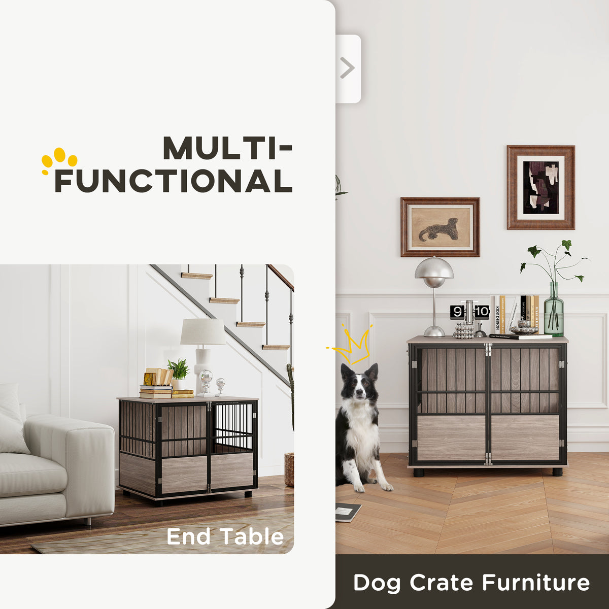 Dog crate end table – image 4