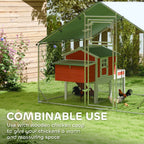 Walk-in chicken run with feeder – image 3