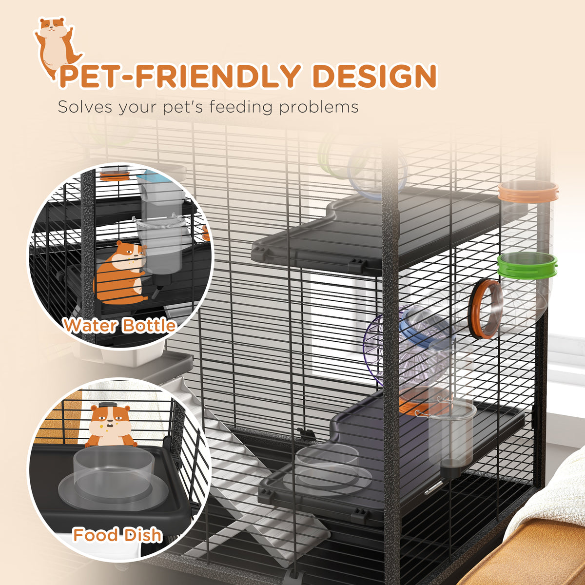 Large hamster and gerbil cage – image 2
