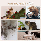 Grey wall-mounted cat tree – image 2