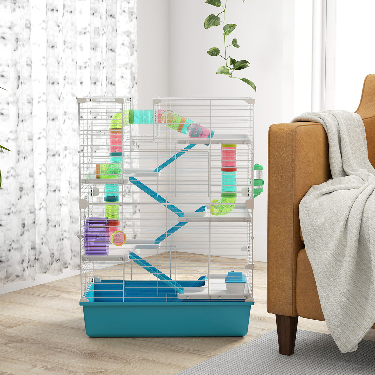 Six-tier hamster cage – image 1