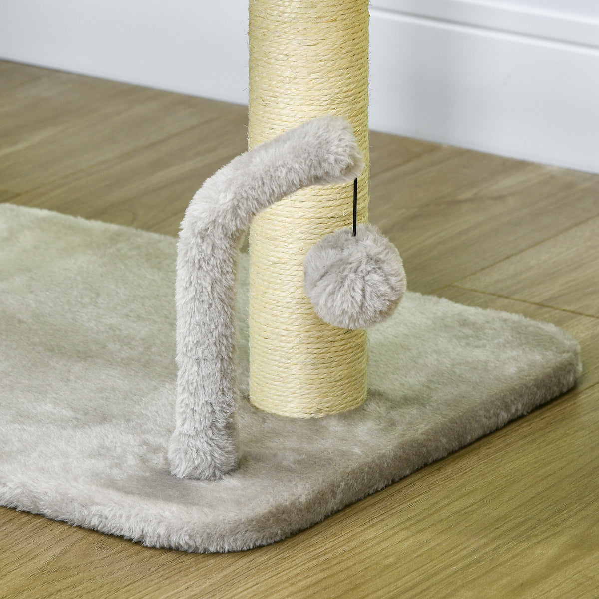 42cm indoor cat tree light grey – image 3