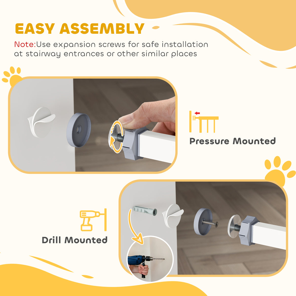 Pressure-fit auto-close dog gate – image 4