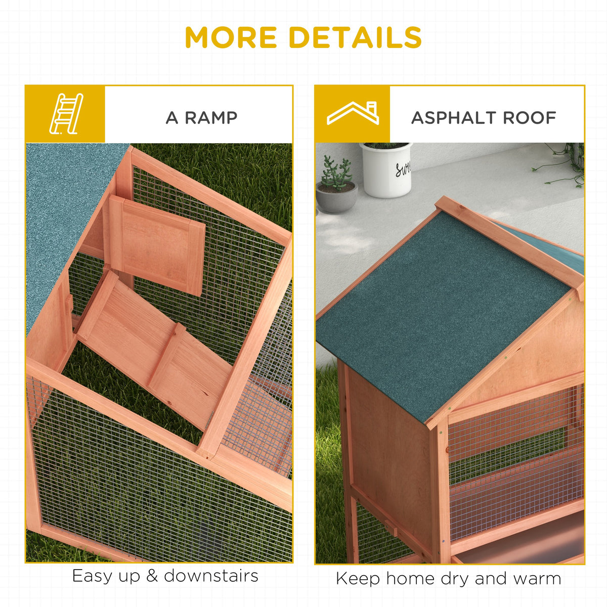 Two-tier rabbit hutch – image 2
