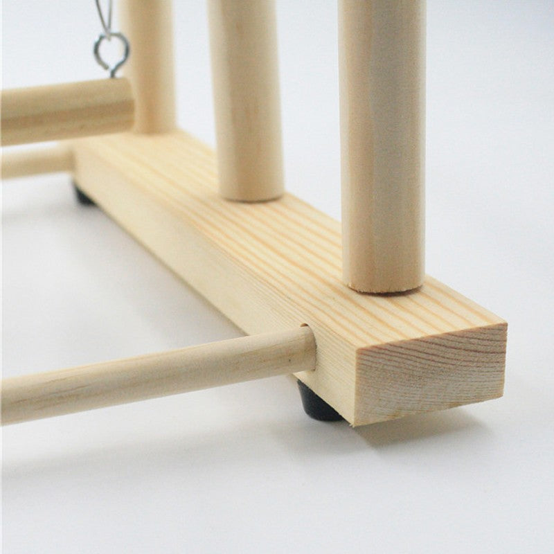 Wooden bird playstand – image 5