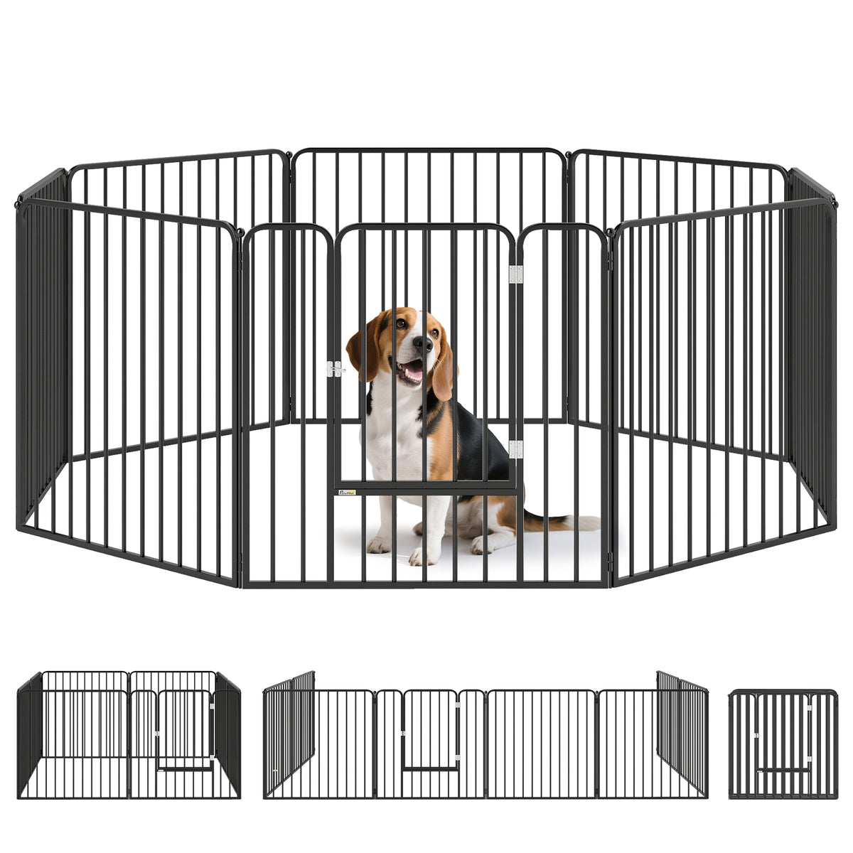 Eight-panel dog playpen – image 3