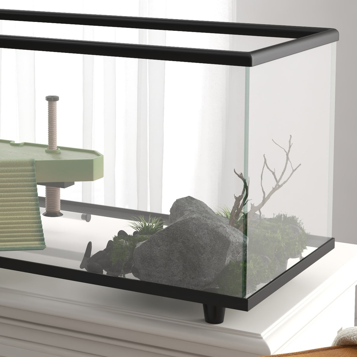 50L glass turtle tank – image 1