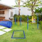 PawHut Dog Agility Set with Tunnel & Pause Box – product view 2