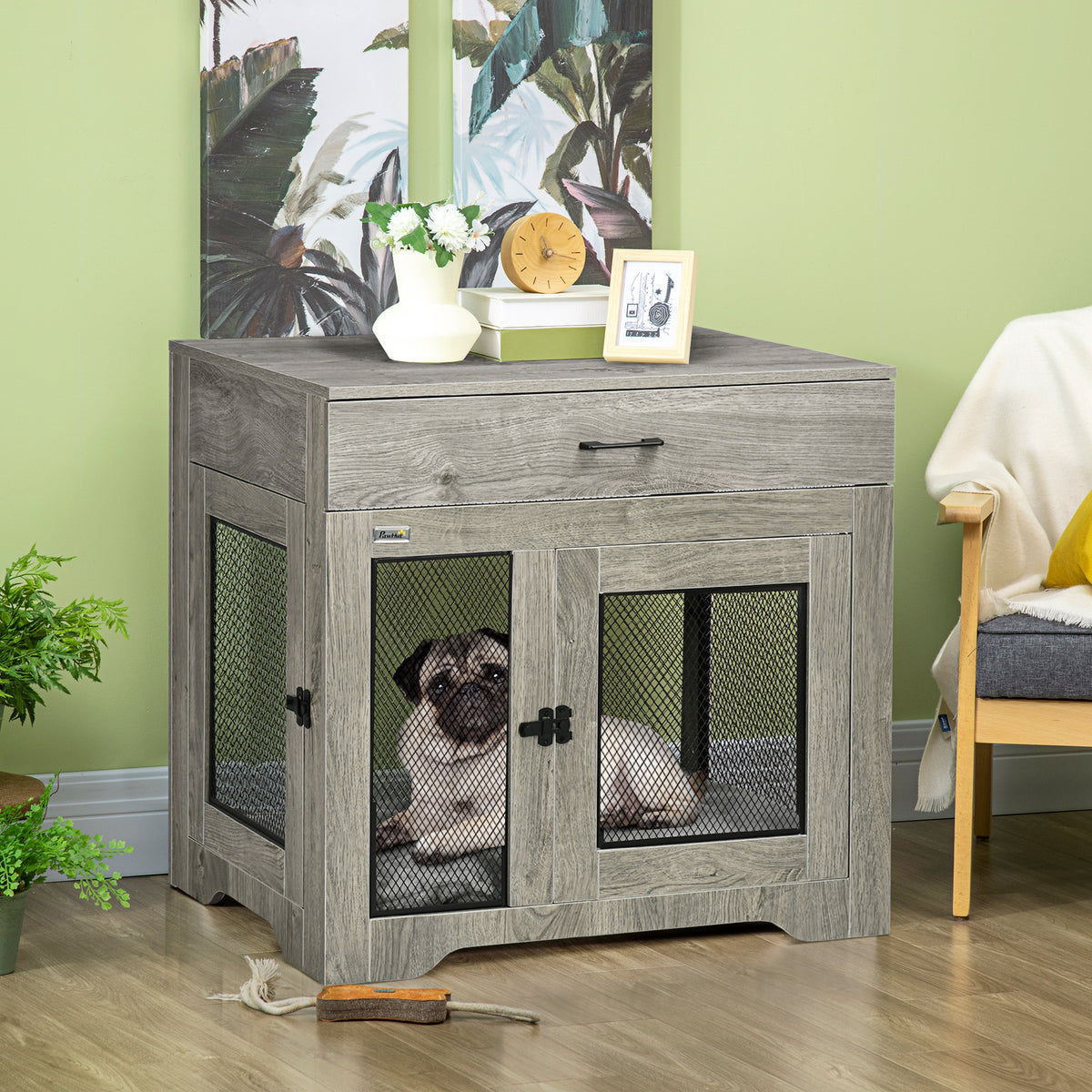Dog crate end table – image 4