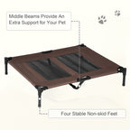 Large raised mesh pet bed – image 3