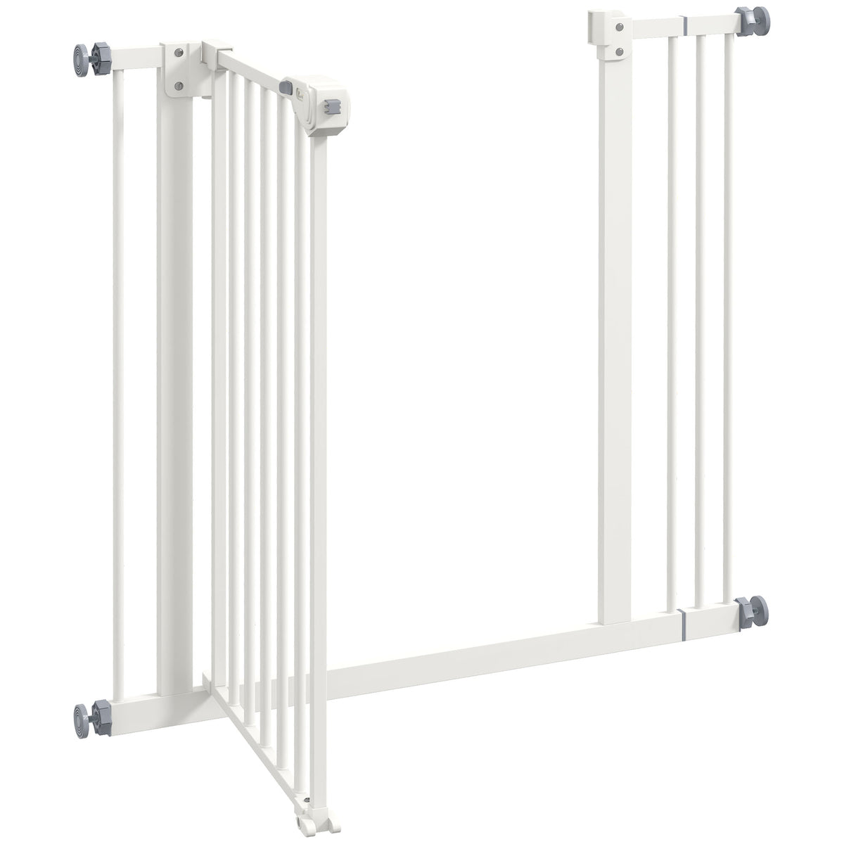 Auto-close pet safety gate with extension – image 4