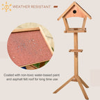 Freestanding wooden bird table – image 2