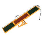 PawHut Wooden Dog Agility Seesaw – 180cm – product view 3