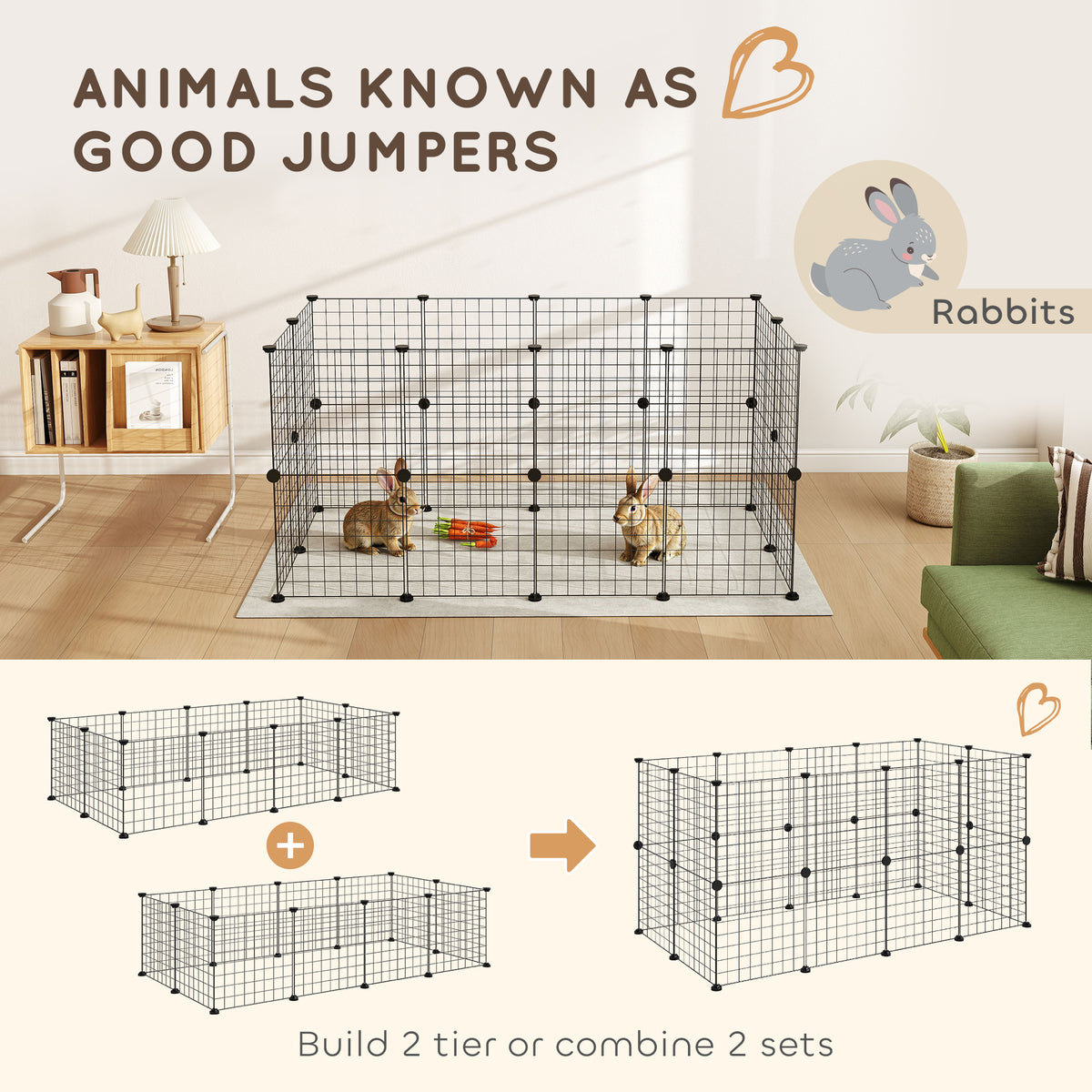 12-panel small pet playpen – image 3