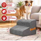 Two-step foam pet stairs – image 2