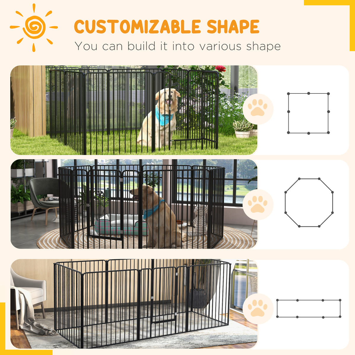 Heavy-duty dog playpen – image 2