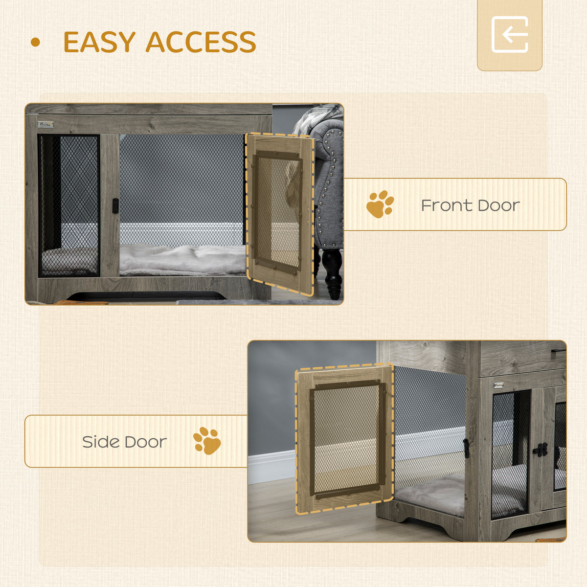Dog crate end table – image 1