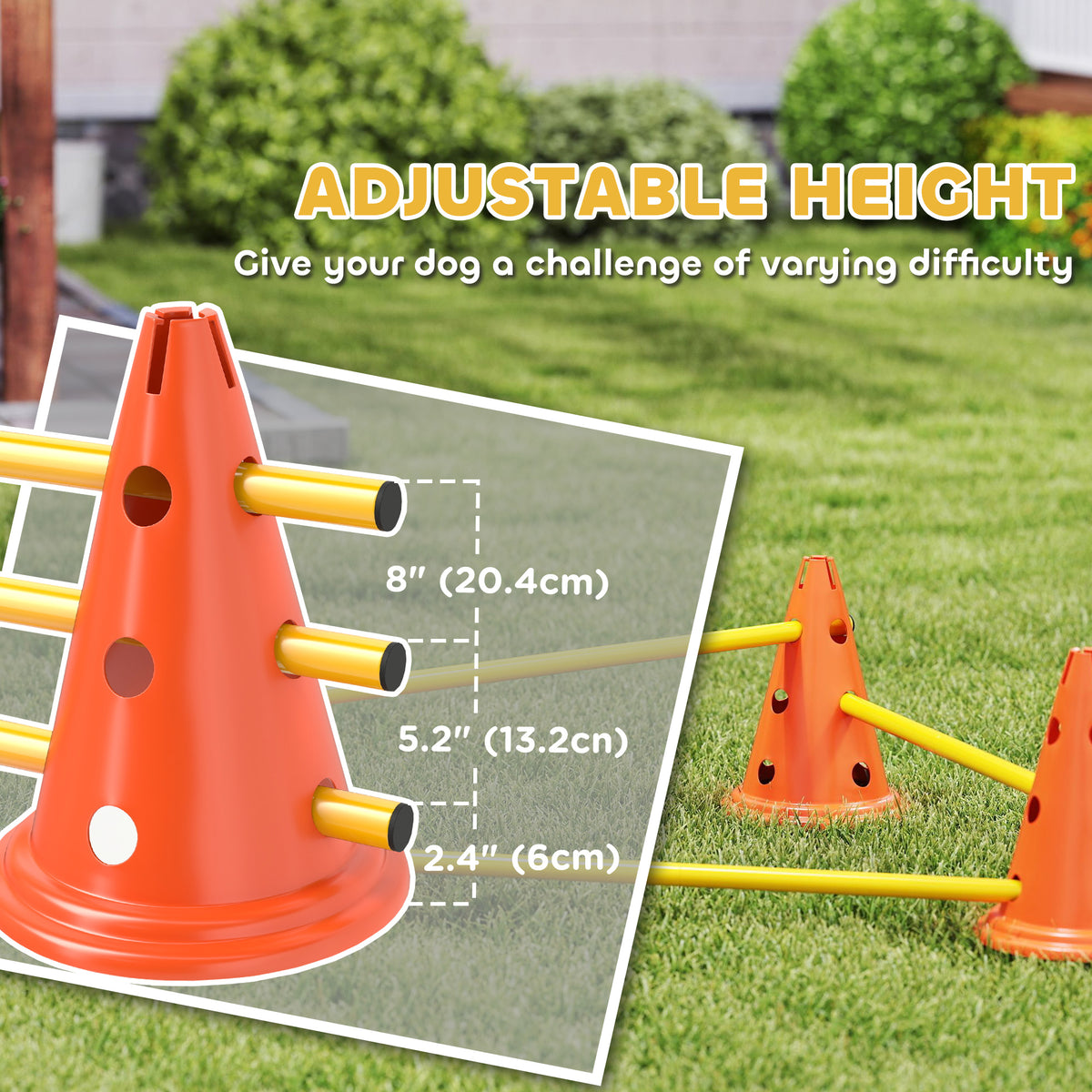 Dog agility jump set – image 4