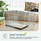 Folding two-door dog crate – image 4