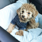 Plush dog car booster seat – image 4