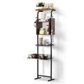 Adjustable Pet Feeding Stand with Storage Shelves – product view 1