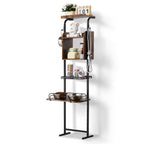 Adjustable Pet Feeding Stand with Storage Shelves – product view 1