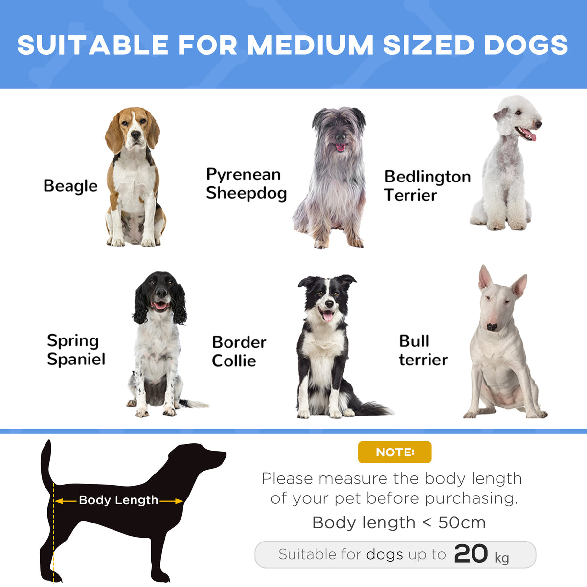 PawHut elevated dog bed – image 2