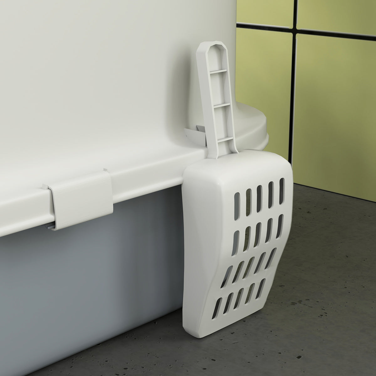 Top-entry cat litter box – image 1