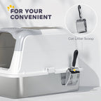 XL stainless steel cat litter box – image 2