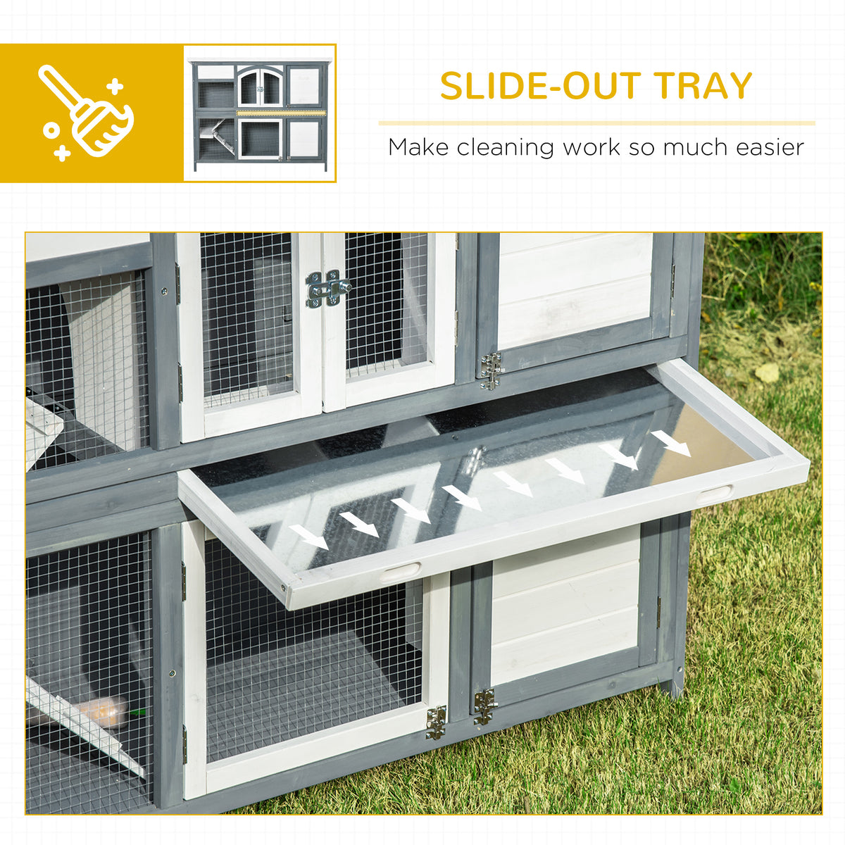 Two-tier rabbit hutch – image 4