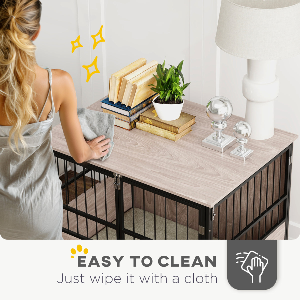 Dog crate end table – image 3