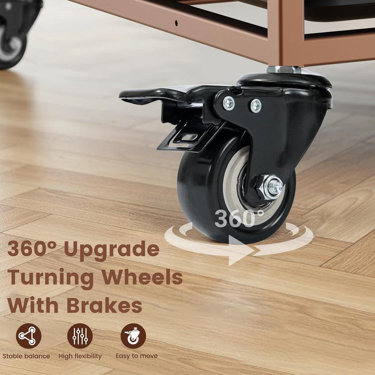 Metal dog crate with wheels – image 4
