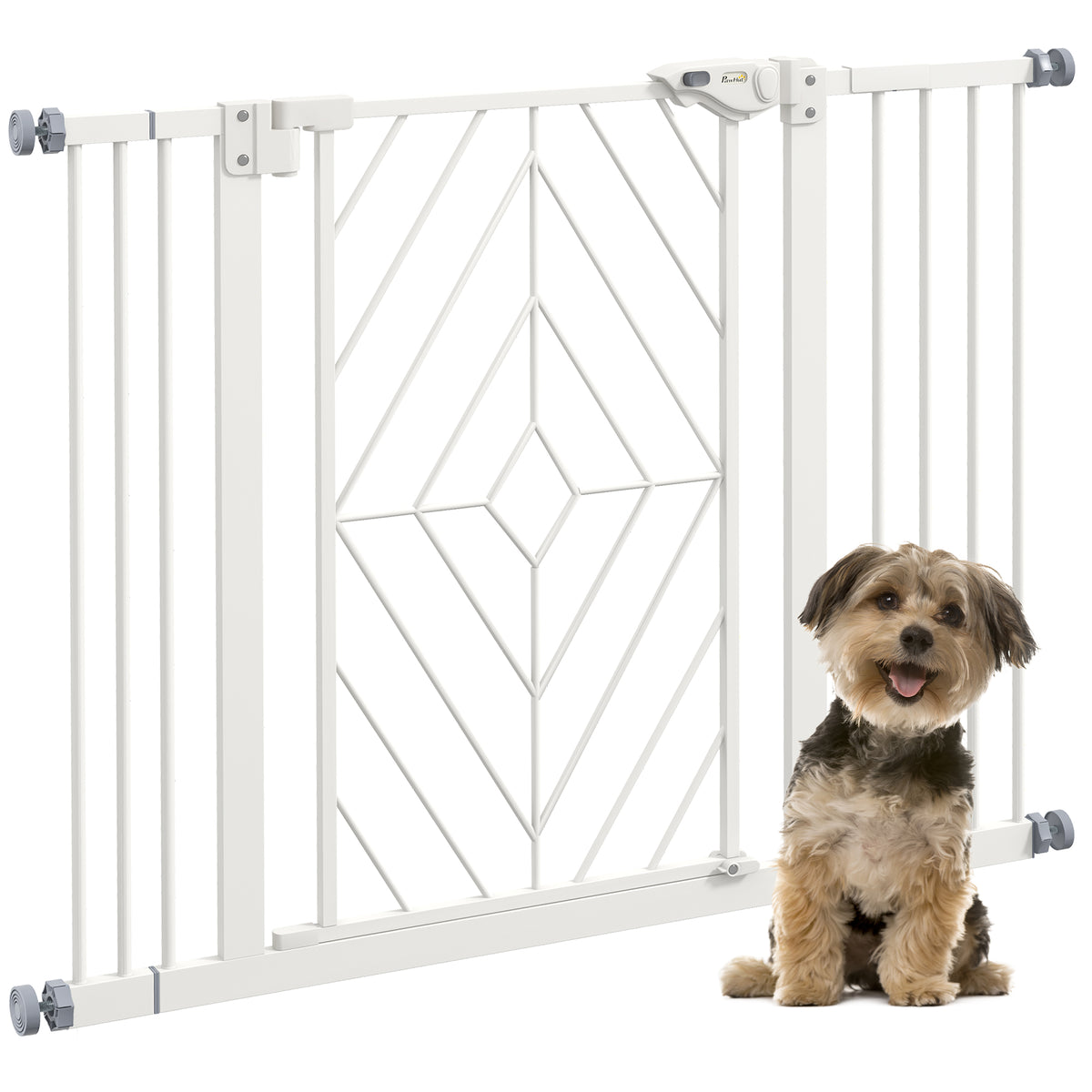 Pressure-fit auto-close dog gate – image 1