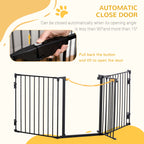 Folding three-panel pet gate – image 4
