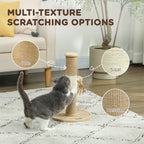 PawHut Multi-Texture Cat Scratch Post – 47cm – product view 4