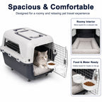 Pet travel crate with wheels – image 5