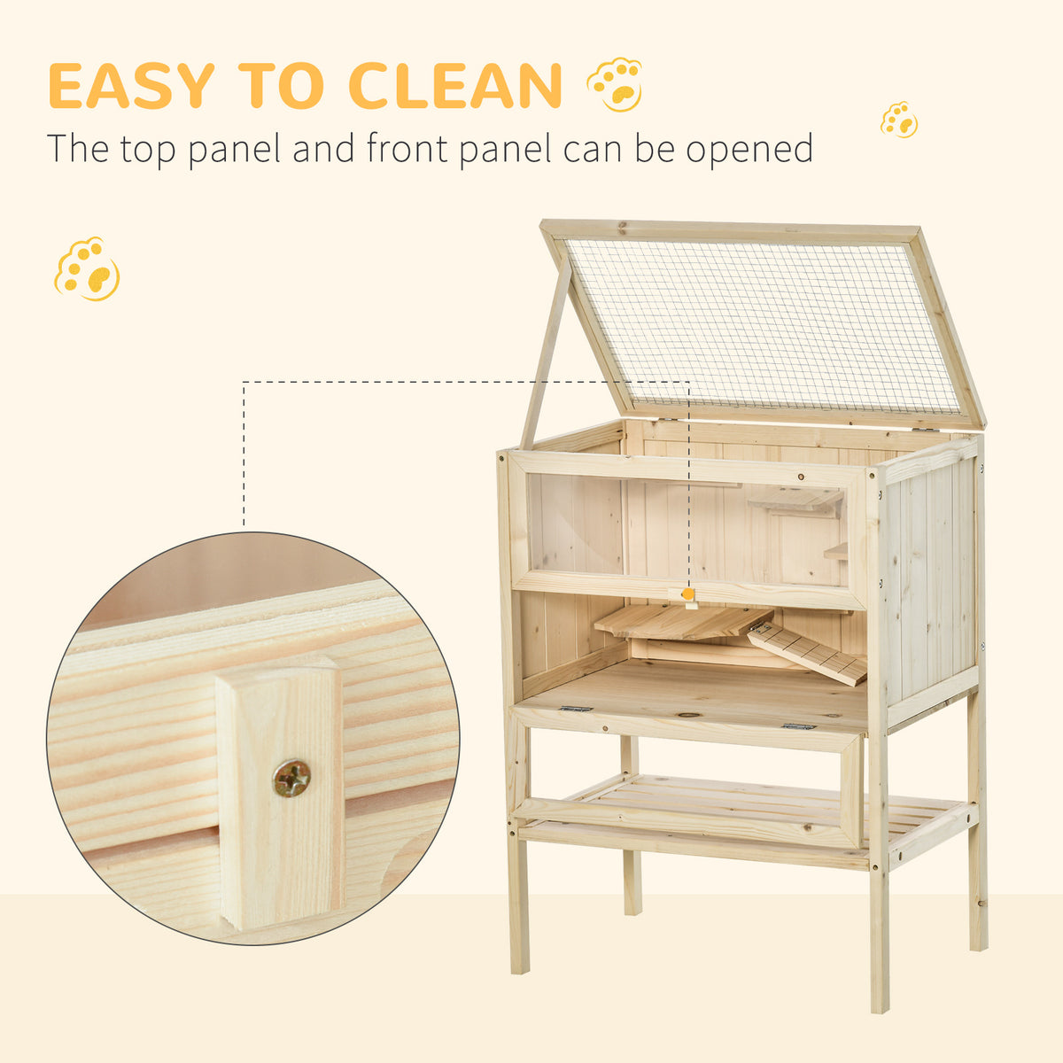 Wooden hamster cage – image 4