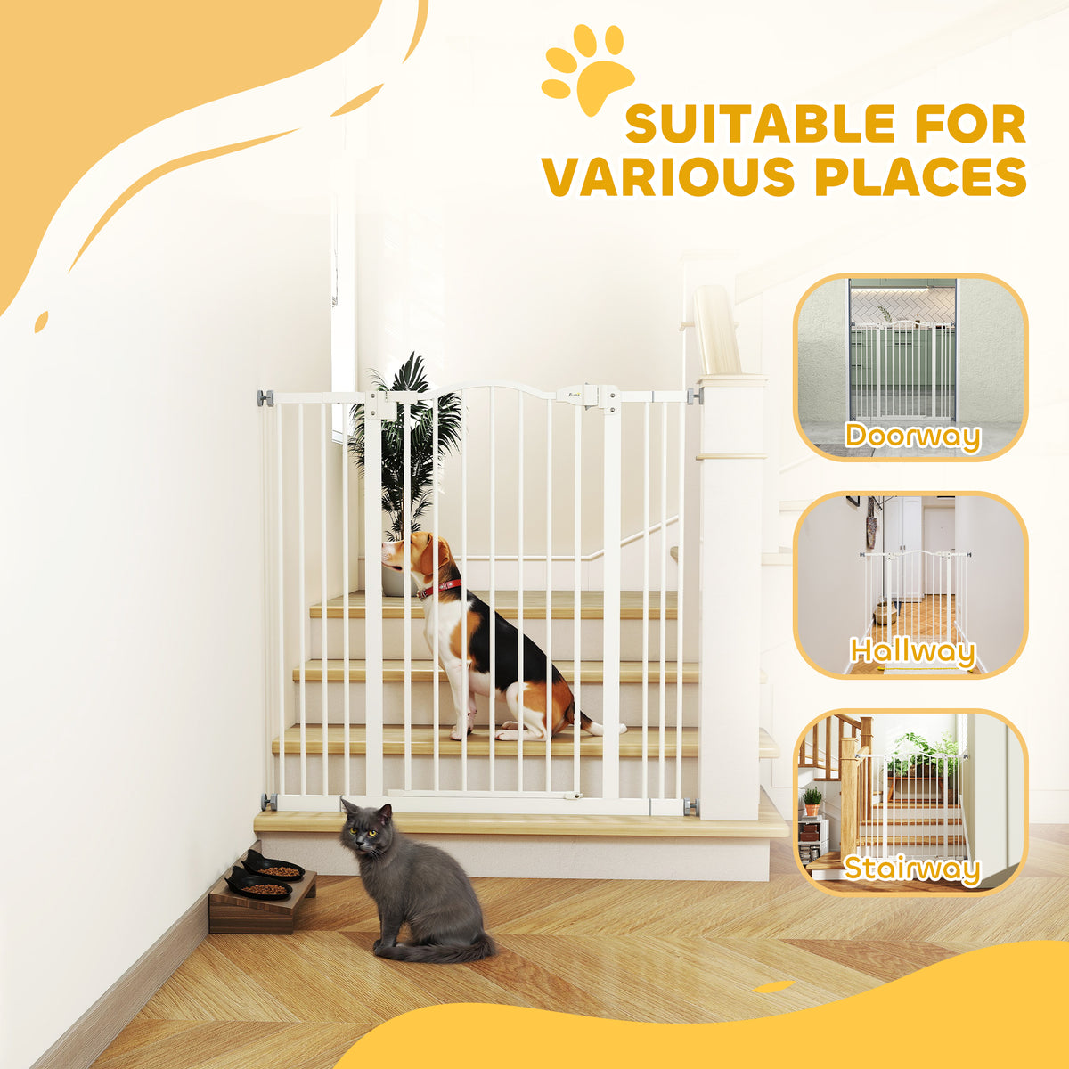Auto-close metal pet gate – image 3