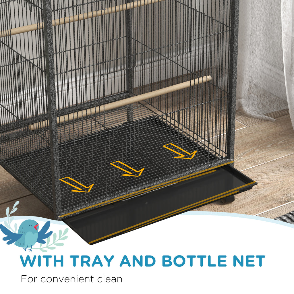 Grey bird cage – image 3