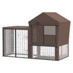 Rabbit hutch cover – brown – image 2