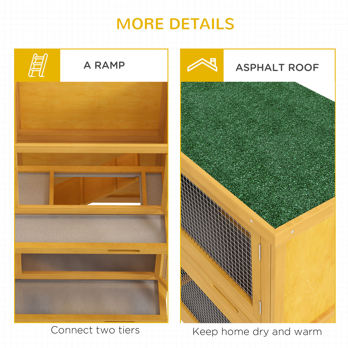 Two-tier rabbit hutch – image 4