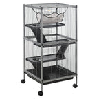 PawHut Four-Level Small Animal Cage with Hammock – product view 1