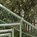 Walk-in chicken run with feeder – image 4